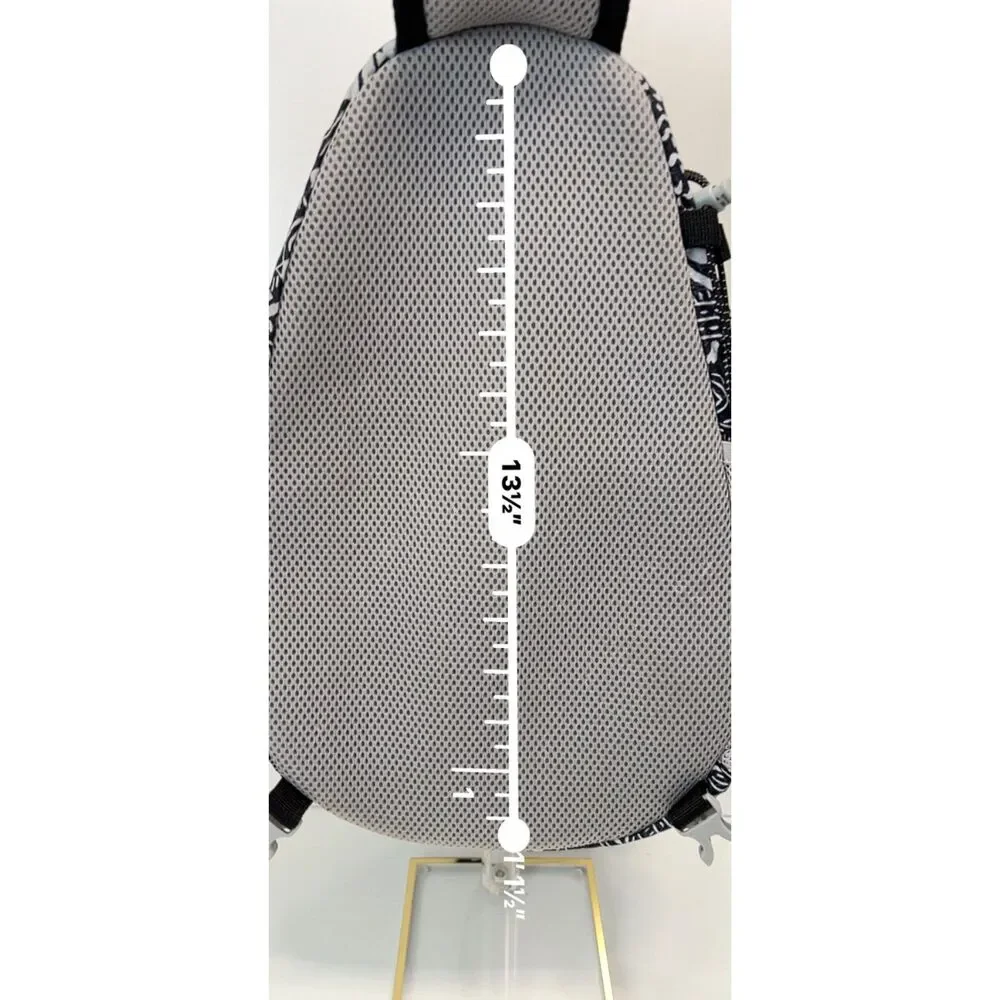 Eddie Bauer Ripstop 8L Sling Pack with a black and white tribal pattern